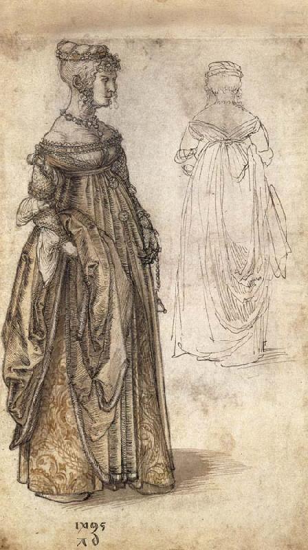 Two Venetian Ladies, Albrecht Durer